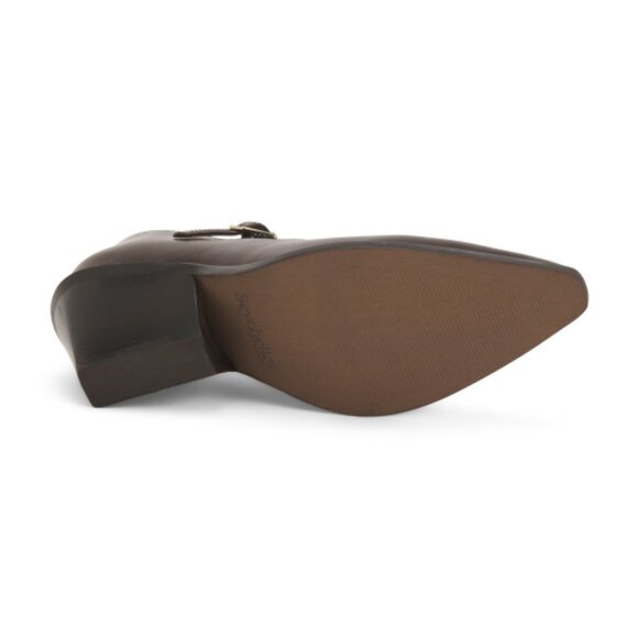 SEYCHELLES Leather Sparks Point Toe Wedges - Picture 3 of 3